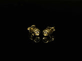 Therese 18K Yellow Gold Stud Diamond Earrings